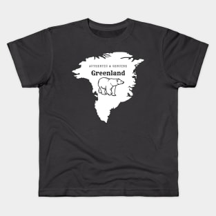 Authentic Greenland Version 2 Kids T-Shirt